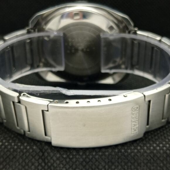 Vintage 1978 Citizen Automatic Mens Silver Watch W/daydate & Patina accents - Picture 2 of 8